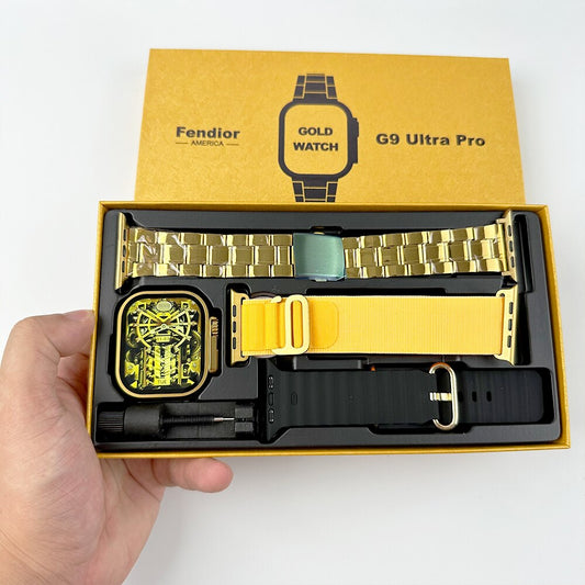 G9 Ultra Pro Gold Smart Watch Series 9