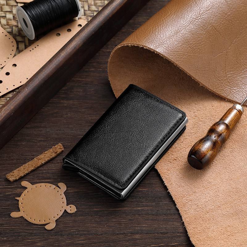Pop Up Leather Wallet